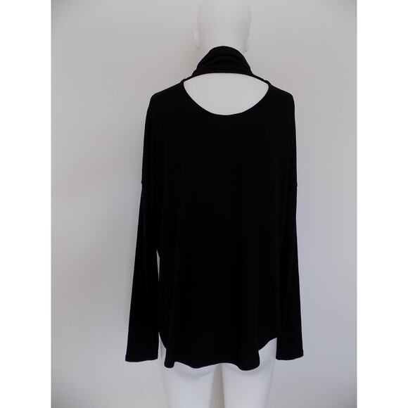 Rag & Bone Jean pullover sweater black turtleneck oversized size Small - Picture 5 of 9